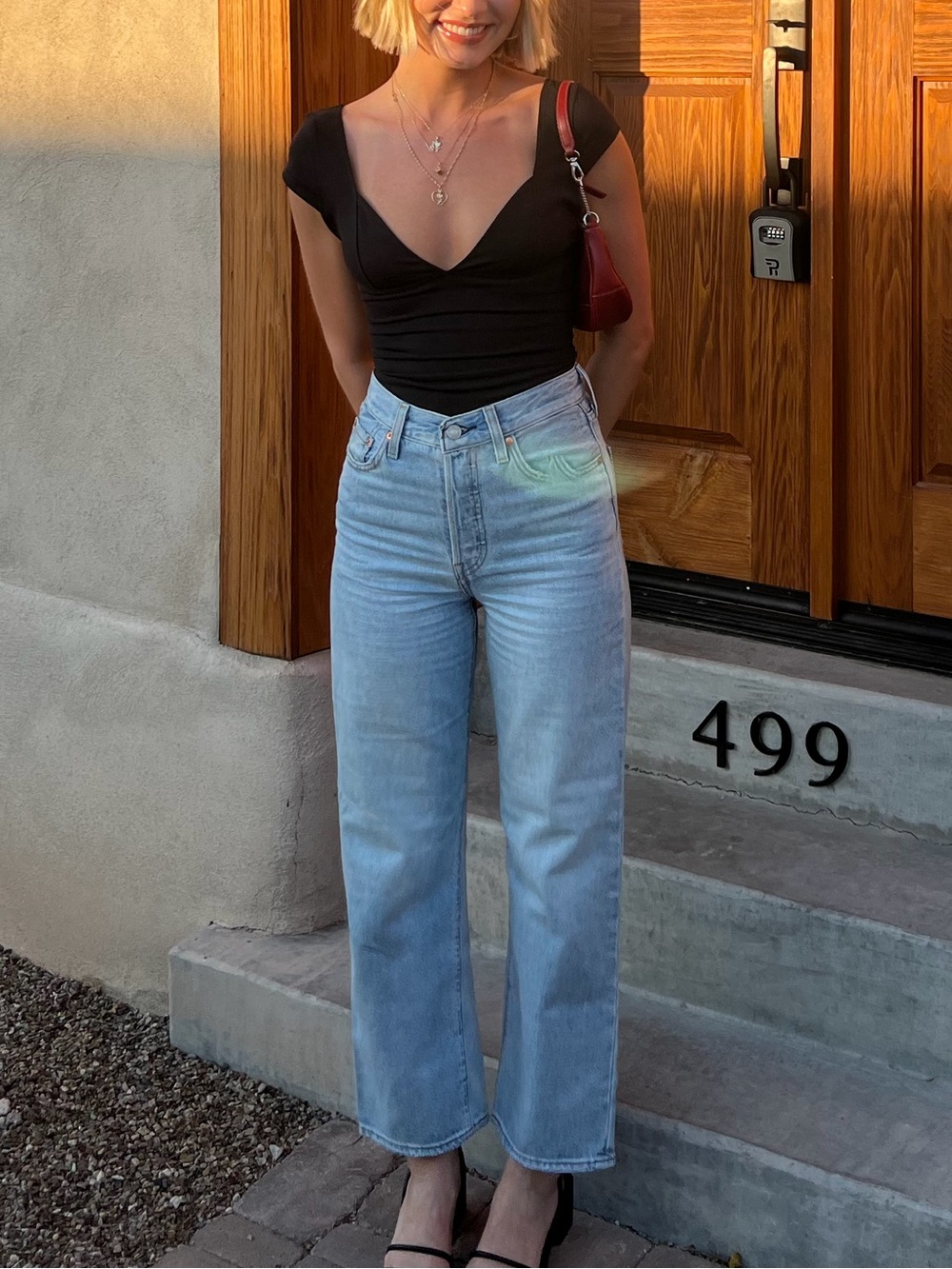 Levi’s Ribcage Straight Ankle Jeans